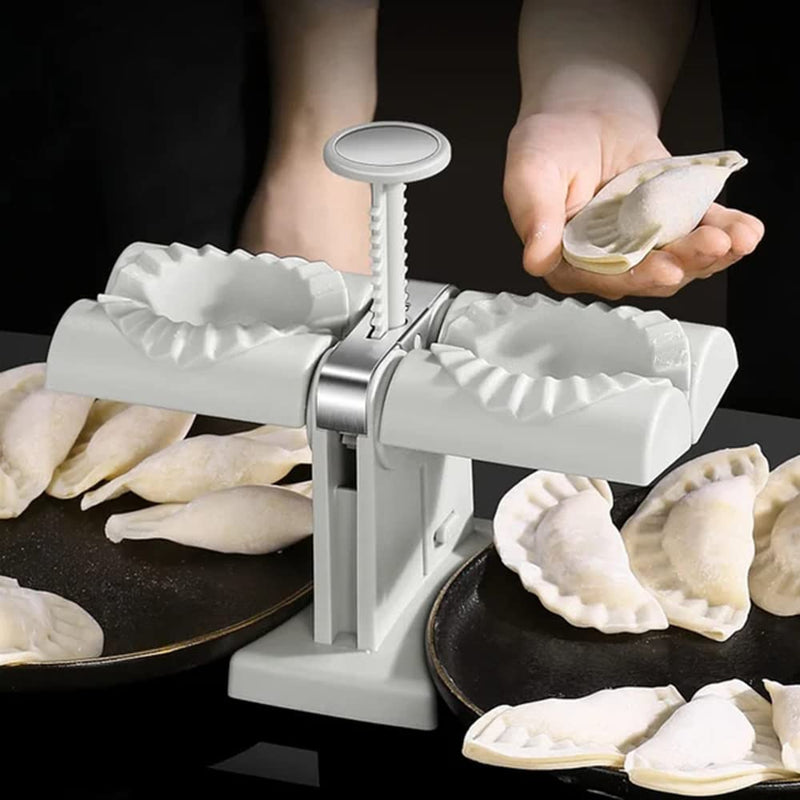 Utensilios para hacer empanadillas automáticos con molde de doble cabezal