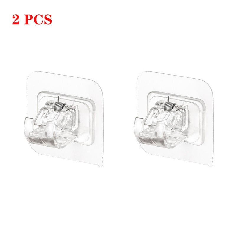 2pcs Hanging Rod Clamp Hooks