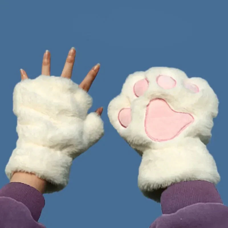 Guantes con forma de garra de gato 