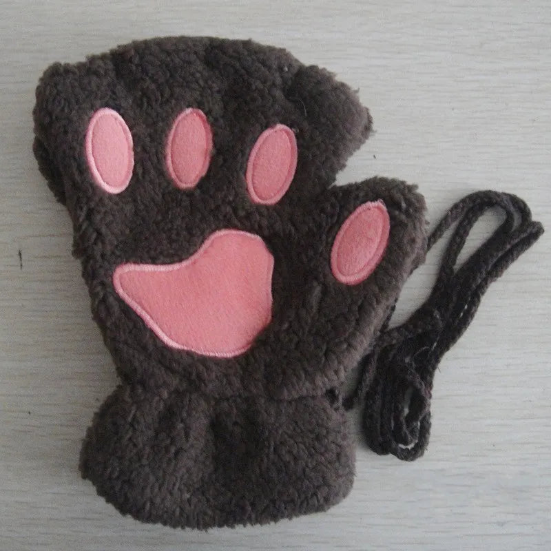 Guantes con forma de garra de gato 