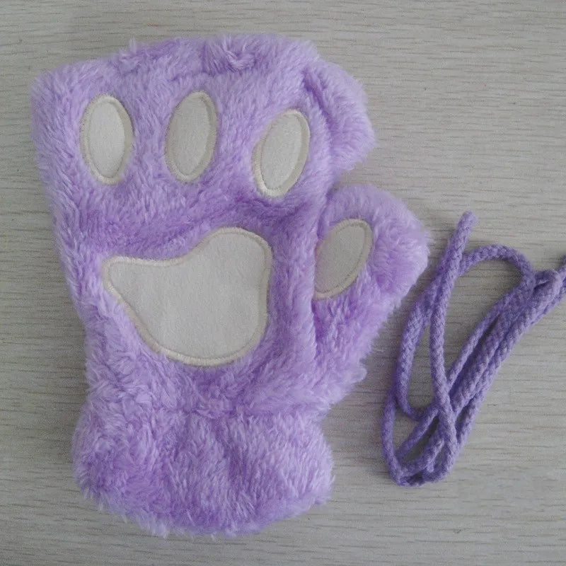 Guantes con forma de garra de gato 