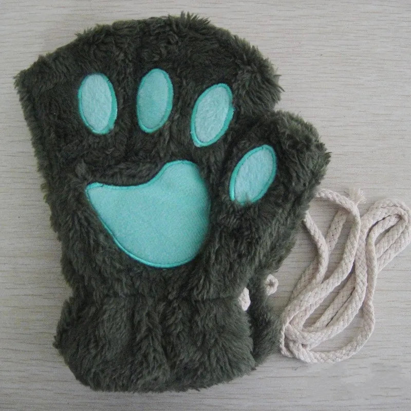 Guantes con forma de garra de gato 