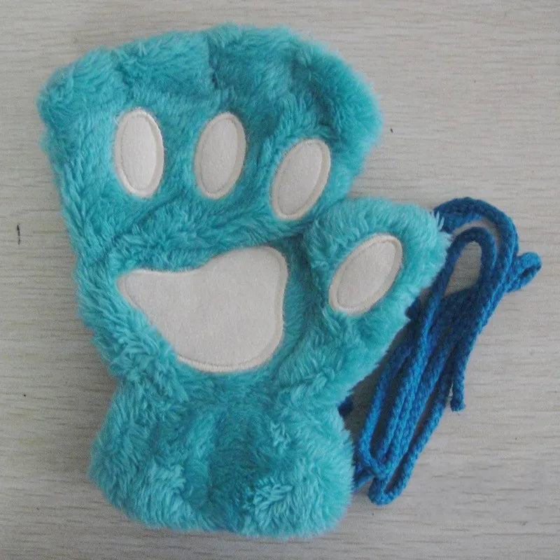 Guantes con forma de garra de gato 