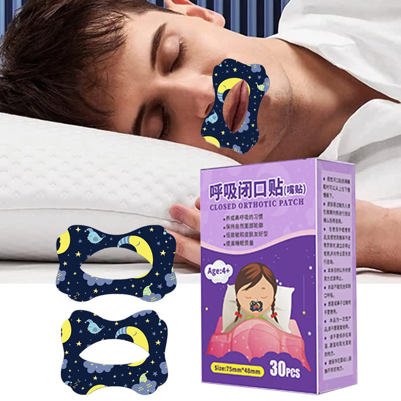 30Pcs Anti-Snoring Stickers