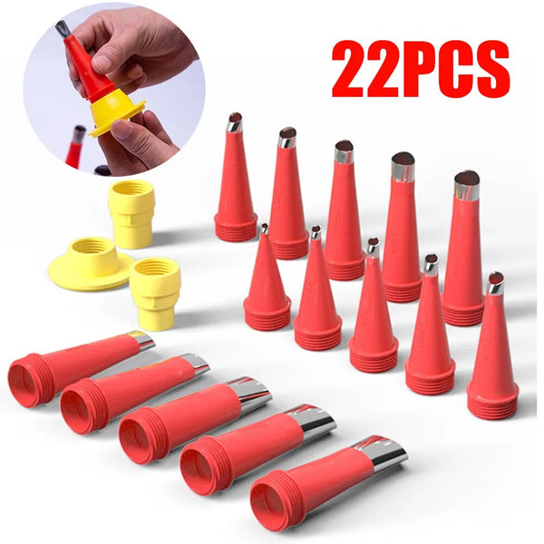 22PCS Caulk Nozzle Applicator