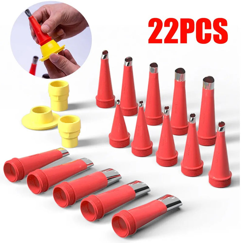 22PCS Caulk Nozzle Applicator