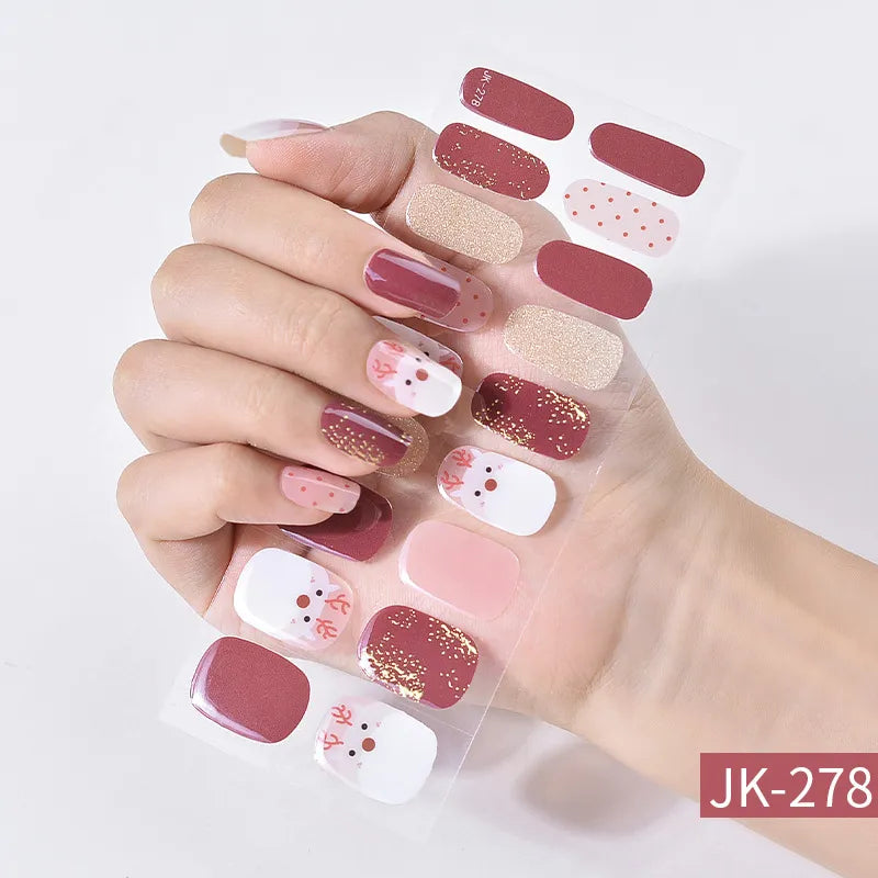 Marble Gel Nail Strips