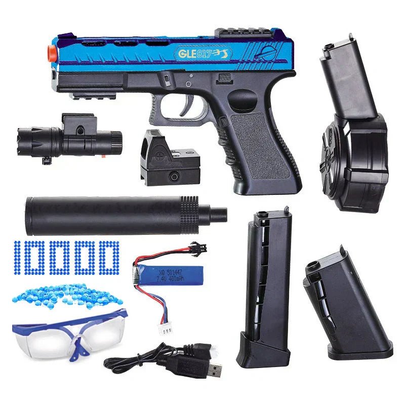 2 in 1 Automatic Water Ball Toy Gun