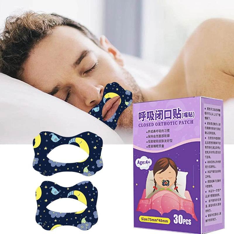 30Pcs Anti-Snoring Stickers