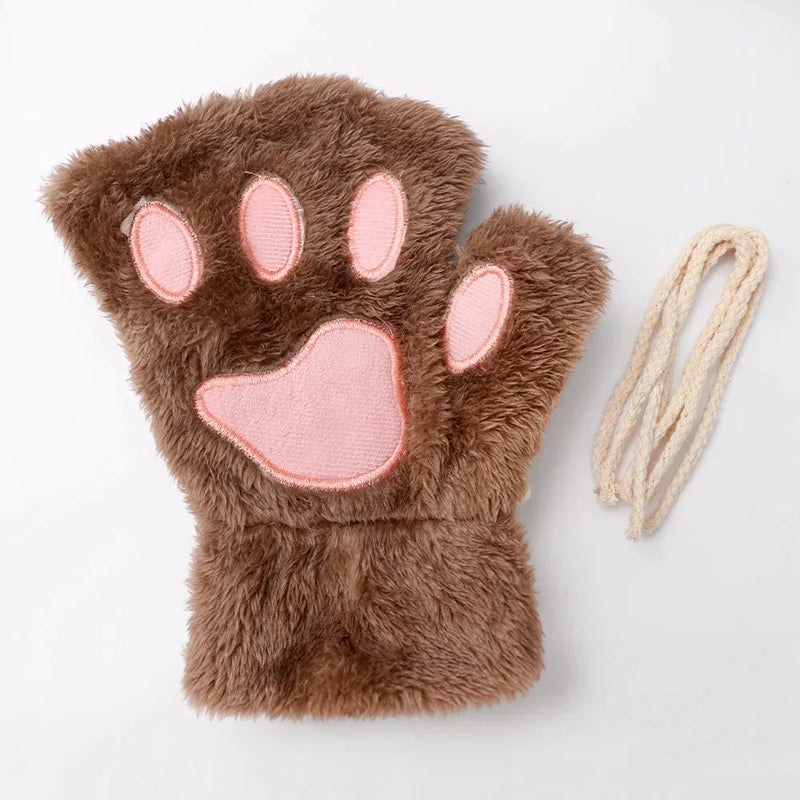 Guantes con forma de garra de gato 