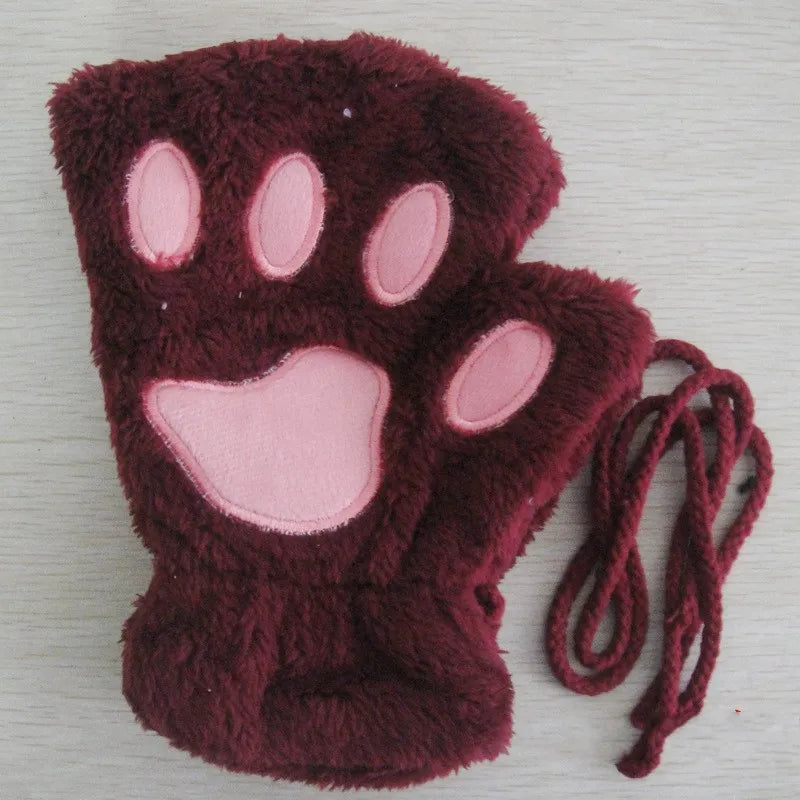 Guantes con forma de garra de gato 