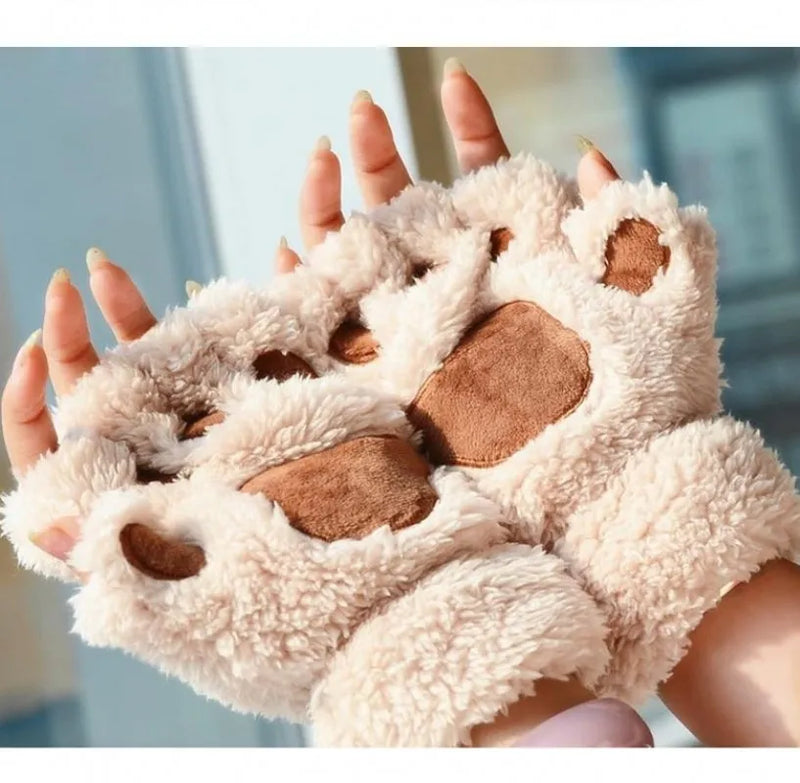 Guantes con forma de garra de gato 