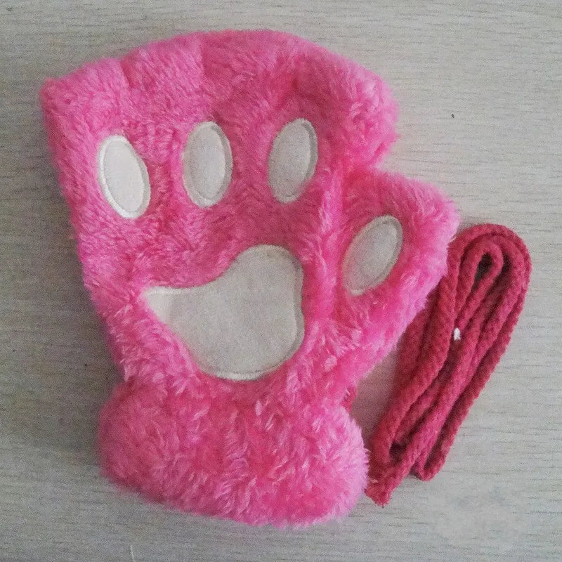 Guantes con forma de garra de gato 