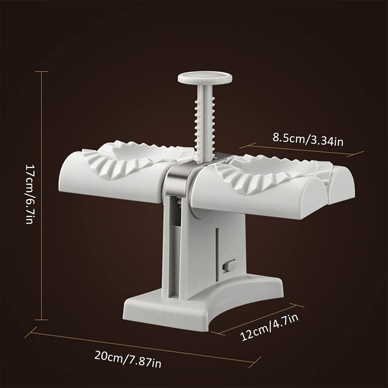 Utensilios para hacer empanadillas automáticos con molde de doble cabezal